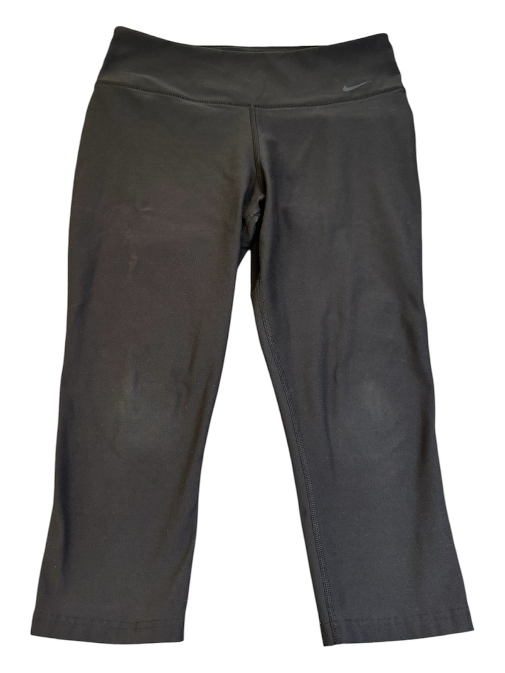 Nike Dri-FIT Women's Black Capri Leggings Crop Workout Pants Sz M 548494-010